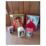 Barbie Dolls & Hallmark Ornaments