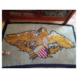 Handmade Eagle Rug 50 x 31