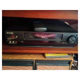 Sharp VHS Player With Tapes