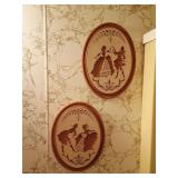 12" Modern Styrene Wall Plaques