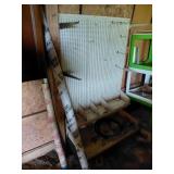 Metal Pegboard Display Rack