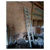 18ft Aluminum Extension Ladder