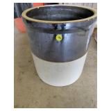 Two-Tone Stoneware Crock
