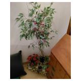 Artificial Ficus Tree With Decorations