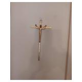 Gold-Tone Crucifix Wall Decoration