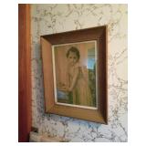 W. Bouguereau 1889 Print in Frame