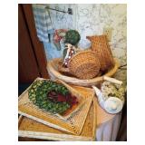 Baskets and Decor
