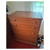 Wooden Five-Drawer Chest