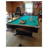 56x99in Brinklin Pool Table Set