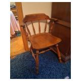 Wooden Spindle-Back Chair