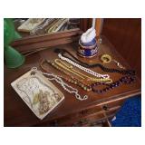 Costume Jewelry and Ornamental Box