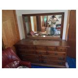 Ethan Allen 12-Drawer Dresser With Mirror