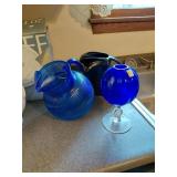 Blue Glassware
