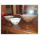 Pyrex Americana Mixing Bowls