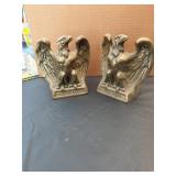 1972 Colonial Pot Metal Bookends