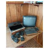 Atari Console with 19-Inch TV