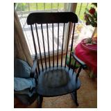Black Wooden Rocking Chair