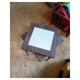 Square nesting Side Tables