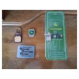 New Holland Belt Buckle and John Deere Set