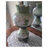 Decorative Floral Hurricane Lamp