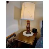 Wood and Metal Table Lamp