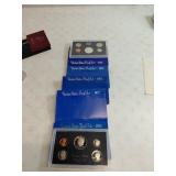 1968, 70, 71, 72, & 83 Proof Sets