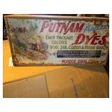 Putnam Fadeless Dyes Display Box
