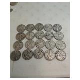 Roll of Walking Liberty Halves