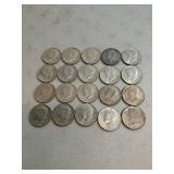Roll of 1964 Kennedy Silver Halves