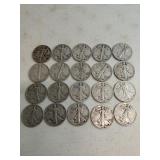 Roll of Walking Liberty Halves
