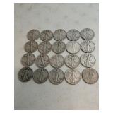 Roll of Walking Liberty Halves