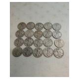 Roll of Walking Liberty Halves