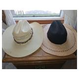 Two Western-Style Hats