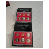1981 and 1982 U.S. Proof Coin Sets