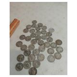 Roll of Assorted Silver Quarters