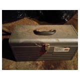 Metal Toolbox with Assorted Tools