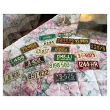Decorative 1950s License Plates