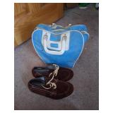 Bowling Ball, Bag, and Shoes Set