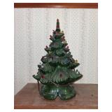 Ceramic Christmas Tree with Lights