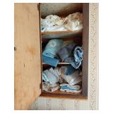 Wooden Cabinet with Linens