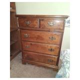 Wooden Chest with Five Drawers