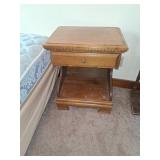 Wooden End Table with Drawer