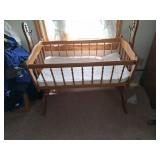 Wooden Baby Cradle