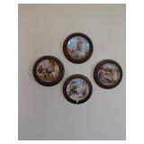 Four Knowles Collector Plates