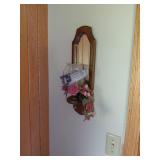 Wooden Wall Decor with Mirror