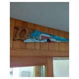 Hand Saw with Painted Farm Scene