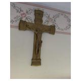 Brass Crucifix Wall Decor
