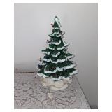 Ceramic Christmas Tree Lamp