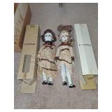 Porcelain Dolls with Boxes
