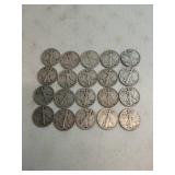 Roll of Walking Liberty Halves